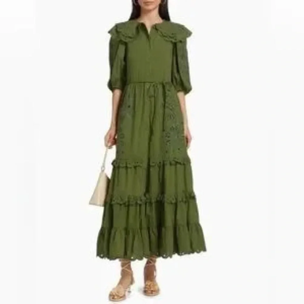 Farm Rio Hummingbird Maxi Dress NWT - Picture 3 of 10